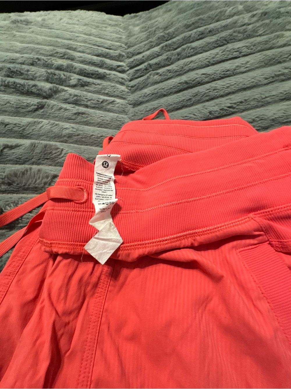 lululemon athletica Coral-Red Track Joggers